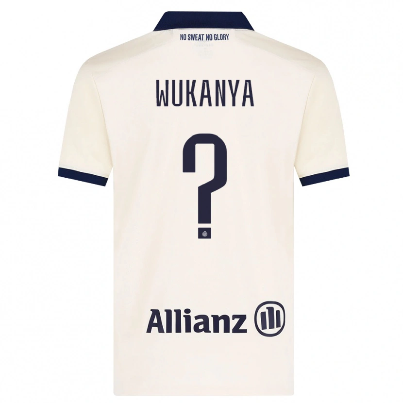 Danxen Heren Stéphane Wukanya #0 Beige Zwart Uitshirt Uittenue 2026/27 T-Shirt België