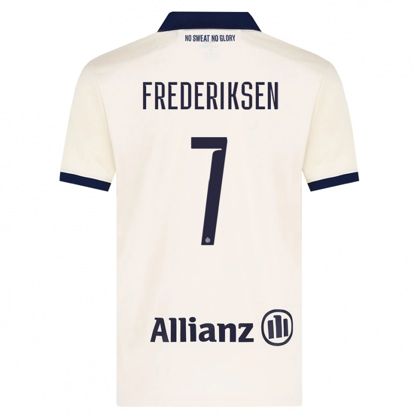 Danxen Heren Rebekka Frederiksen #7 Beige Zwart Uitshirt Uittenue 2026/27 T-Shirt België