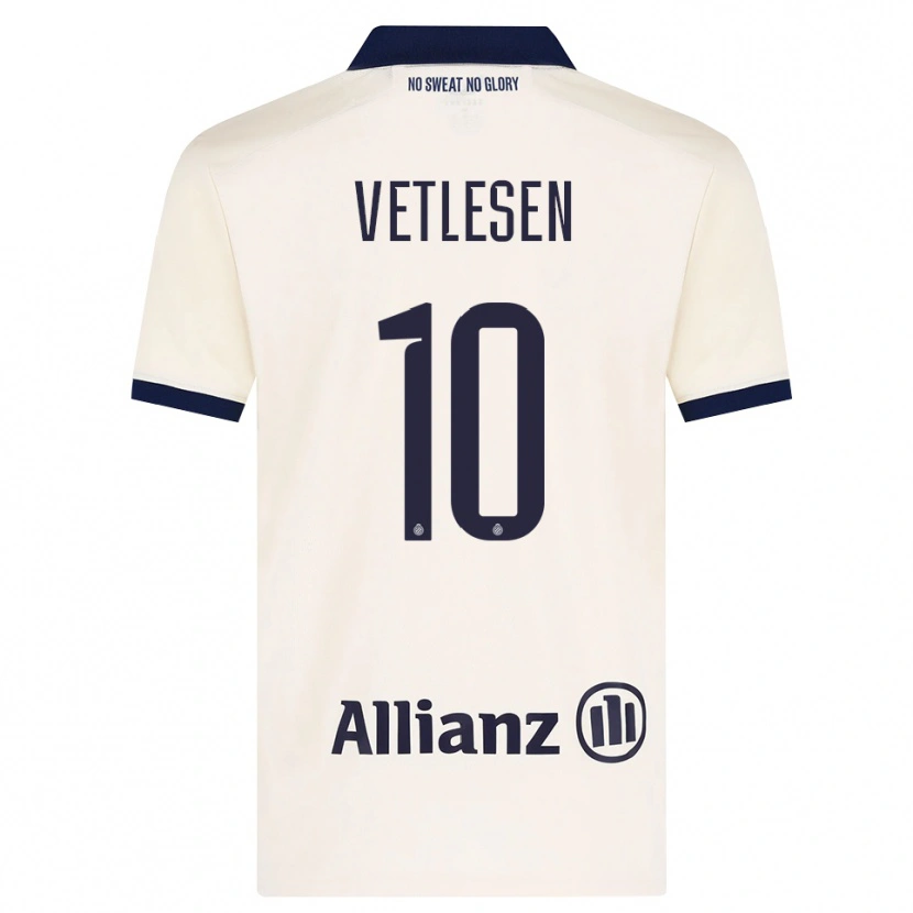 Danxen Heren Hugo Vetlesen #10 Beige Zwart Uitshirt Uittenue 2026/27 T-Shirt België