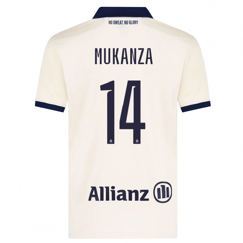 Danxen Heren Blessing Mukanza #14 Beige Zwart Uitshirt Uittenue 2026/27 T-Shirt België
