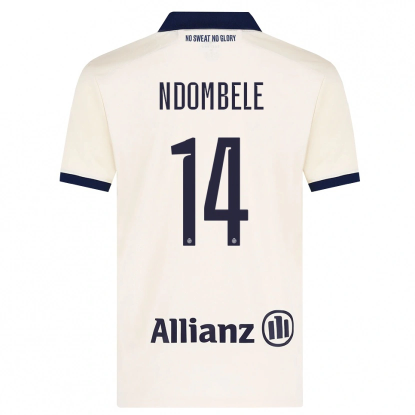 Danxen Heren Don Ndombele #14 Beige Zwart Uitshirt Uittenue 2026/27 T-Shirt België