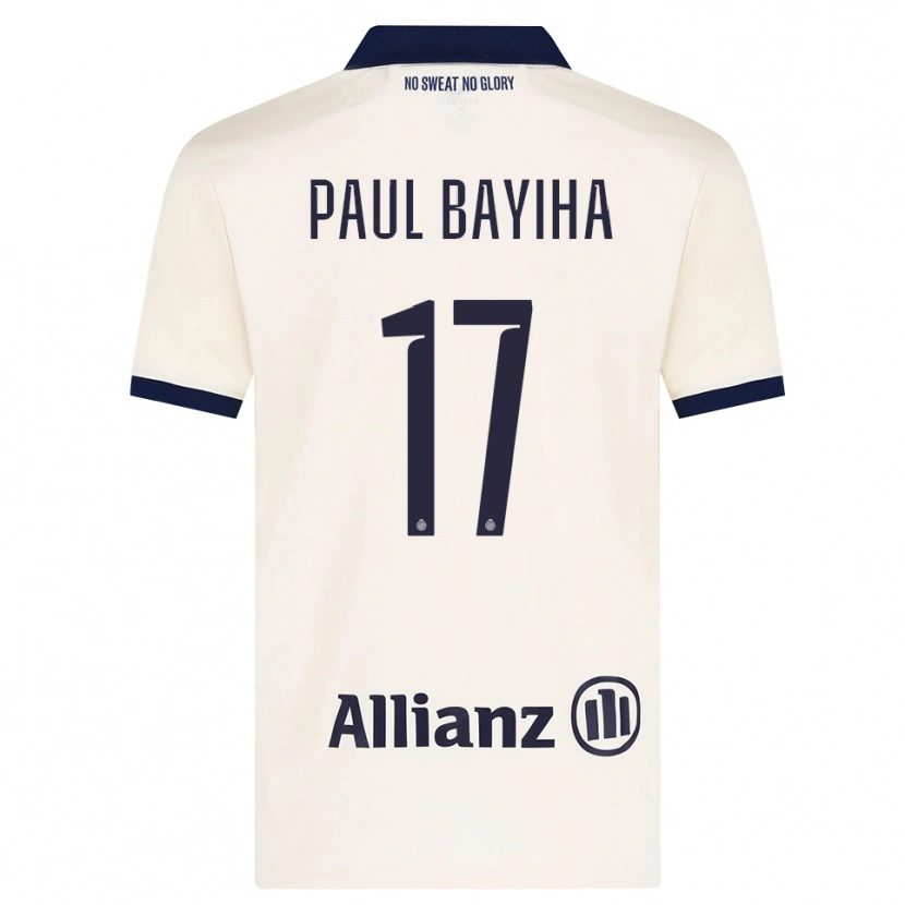 Danxen Heren Jean-Paul Bayiha #17 Beige Zwart Uitshirt Uittenue 2026/27 T-Shirt België