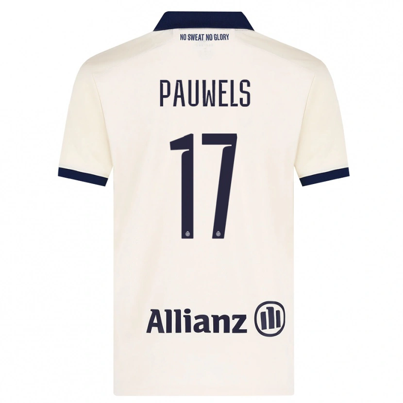 Danxen Heren Fleur Pauwels #17 Beige Zwart Uitshirt Uittenue 2026/27 T-Shirt België