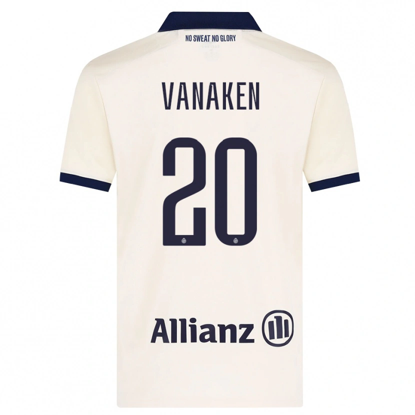 Danxen Heren Hans Vanaken #20 Beige Zwart Uitshirt Uittenue 2026/27 T-Shirt België