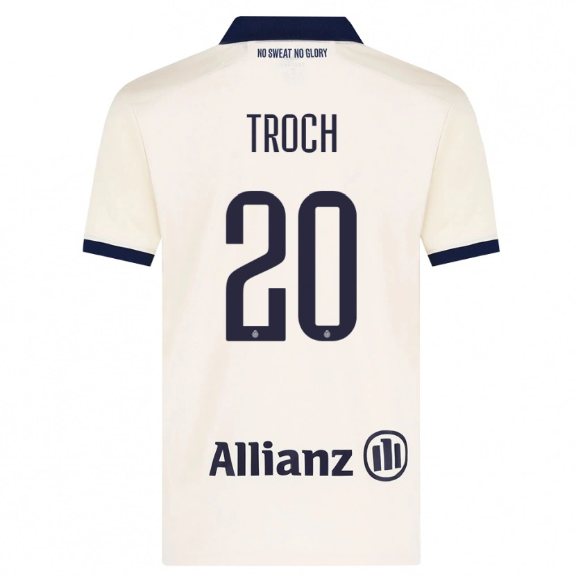 Danxen Heren Stan Troch #20 Beige Zwart Uitshirt Uittenue 2026/27 T-Shirt België