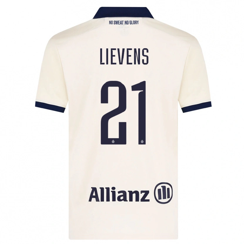 Danxen Heren Caitlin Lievens #21 Beige Zwart Uitshirt Uittenue 2026/27 T-Shirt België