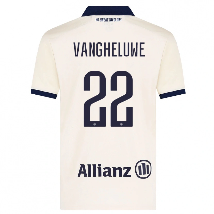 Danxen Heren Jody Vangheluwe #22 Beige Zwart Uitshirt Uittenue 2026/27 T-Shirt België