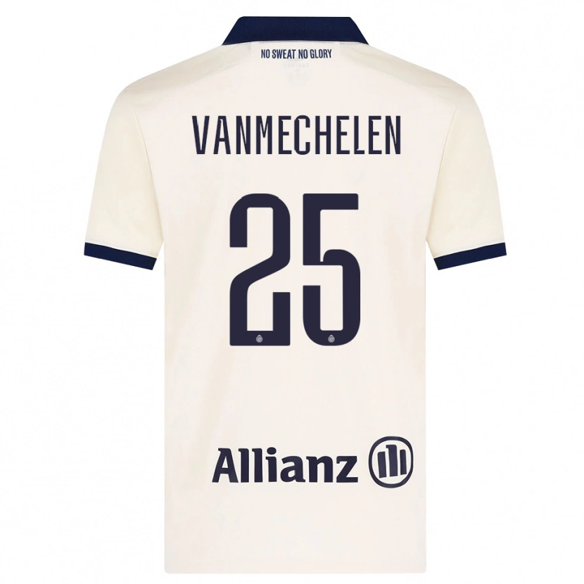 Danxen Heren Davinia Vanmechelen #25 Beige Zwart Uitshirt Uittenue 2026/27 T-Shirt België