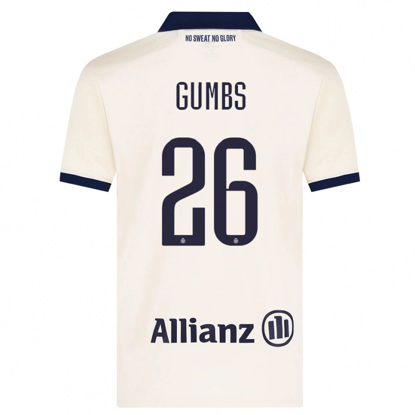 Danxen Heren Aisse Gumbs #26 Beige Zwart Uitshirt Uittenue 2026/27 T-Shirt België