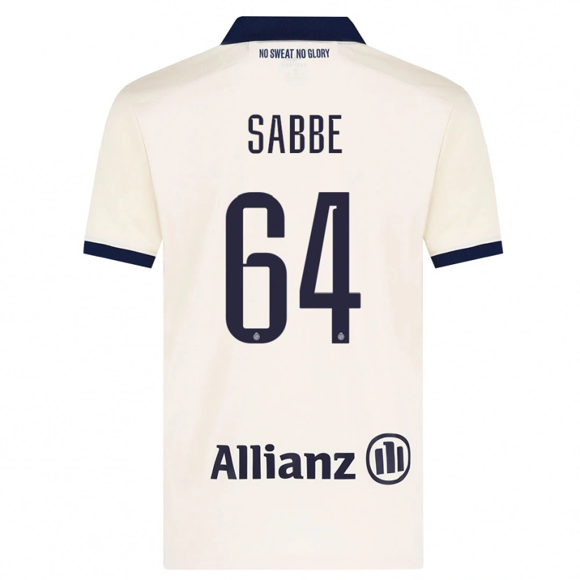 Danxen Heren Kyriani Sabbe #64 Beige Zwart Uitshirt Uittenue 2026/27 T-Shirt België