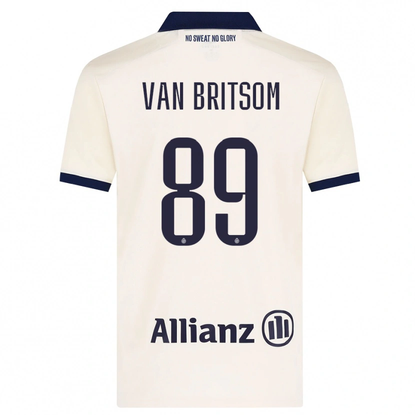 Danxen Heren Jakke Van Britsom #89 Beige Zwart Uitshirt Uittenue 2026/27 T-Shirt België