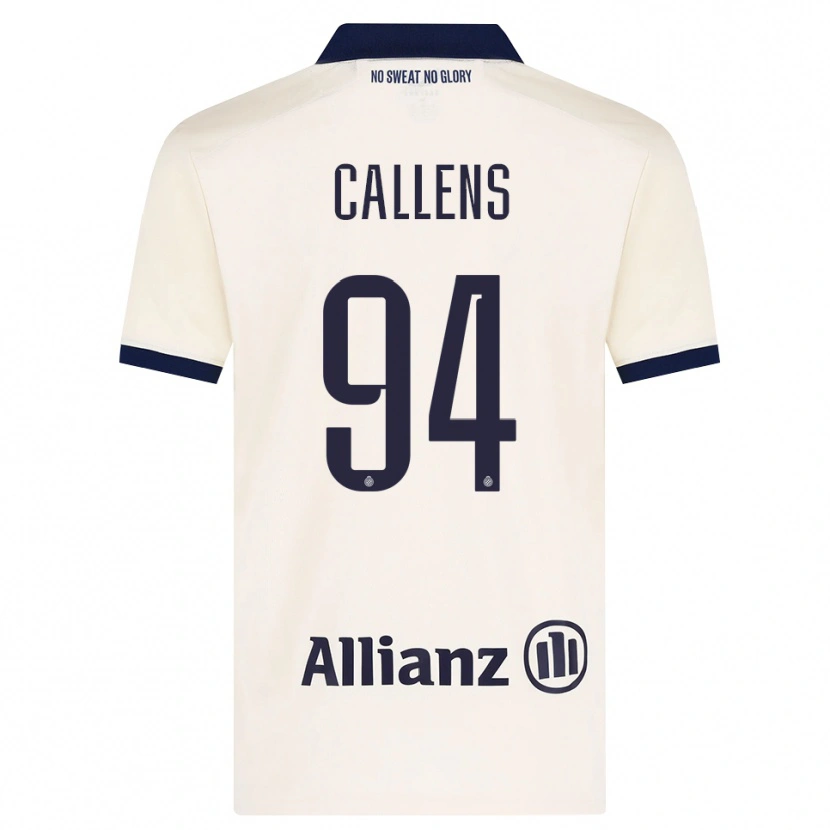 Danxen Heren Emiel Callens #94 Beige Zwart Uitshirt Uittenue 2026/27 T-Shirt België