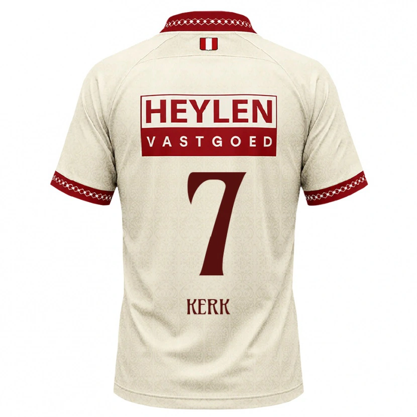 Danxen Heren Gyrano Kerk #7 Beige Rood Uitshirt Uittenue 2026/27 T-Shirt België