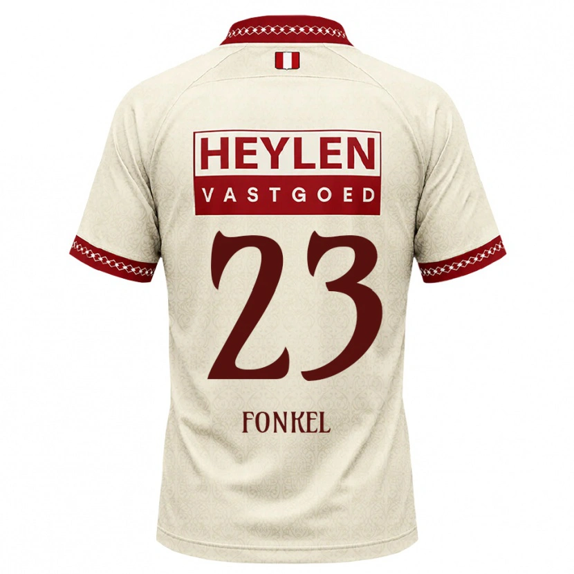 Danxen Heren Djuswhen Fonkel #23 Beige Rood Uitshirt Uittenue 2026/27 T-Shirt België