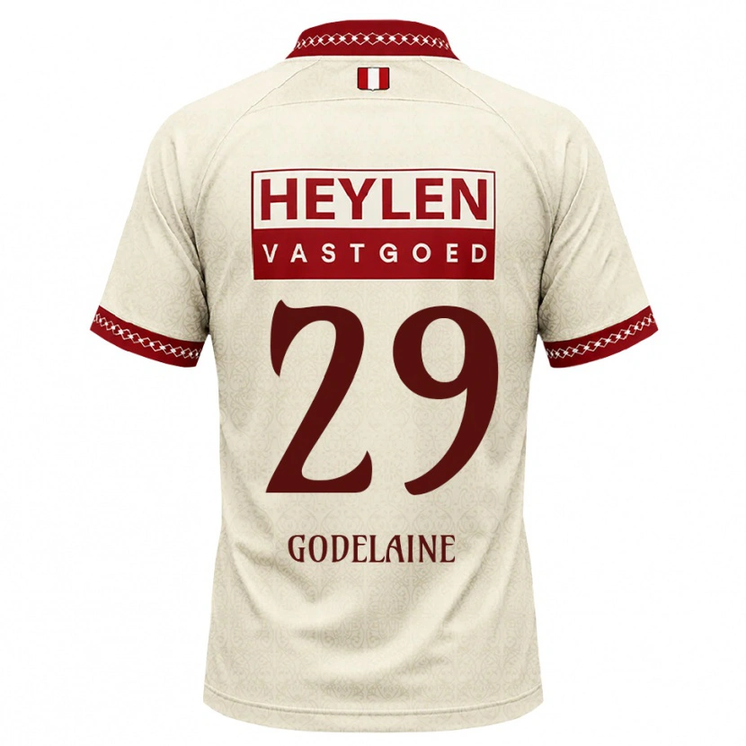 Danxen Heren Jeff Godelaine #29 Beige Rood Uitshirt Uittenue 2026/27 T-Shirt België