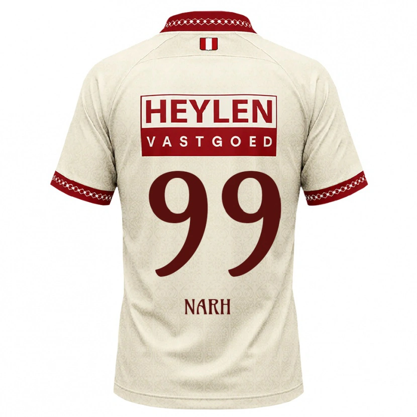 Danxen Heren Luis Narh #99 Beige Rood Uitshirt Uittenue 2026/27 T-Shirt België