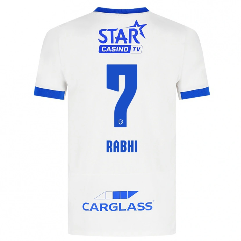 Danxen Heren Ayman Rabhi #7 Wit Blauw Uitshirt Uittenue 2026/27 T-Shirt België