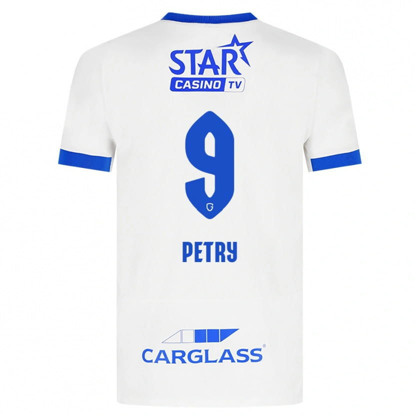 Danxen Heren Lisa Petry #9 Wit Blauw Uitshirt Uittenue 2026/27 T-Shirt België