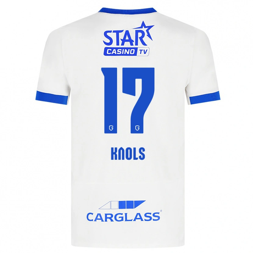 Danxen Heren Myrthe Knols #17 Wit Blauw Uitshirt Uittenue 2026/27 T-Shirt België