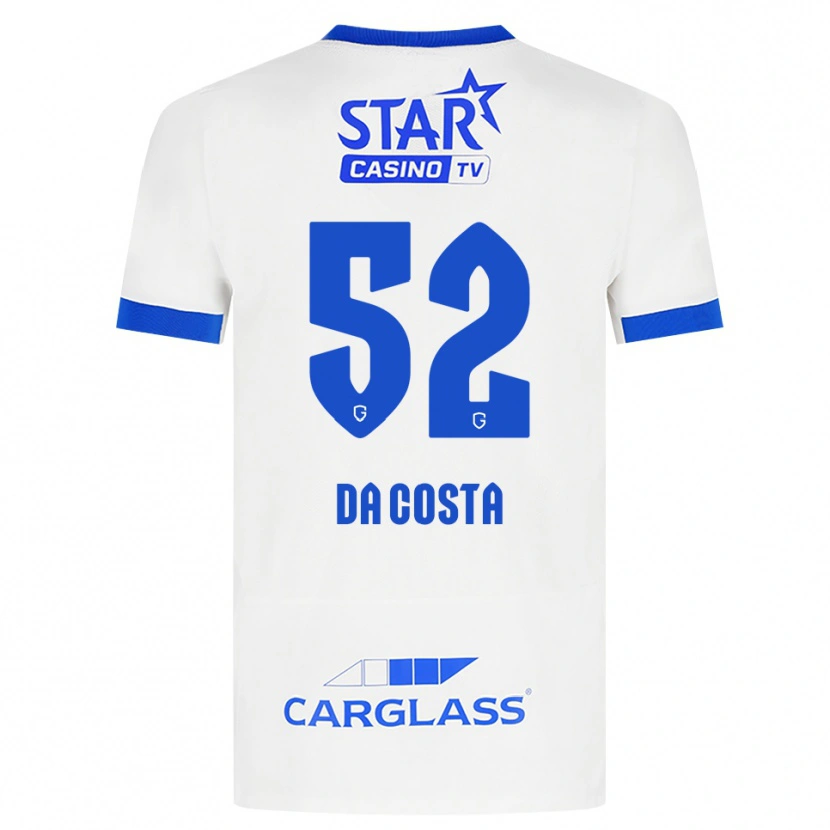 Danxen Heren Wilson Da Costa #52 Wit Blauw Uitshirt Uittenue 2026/27 T-Shirt België