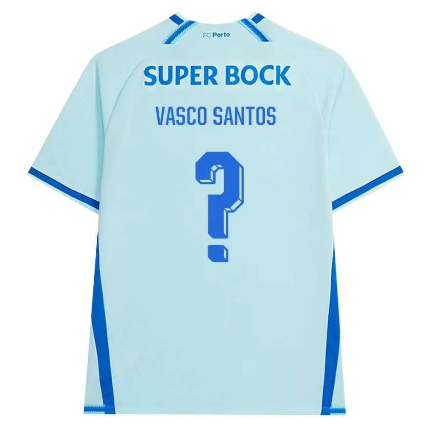 Danxen Heren Vasco Santos #0 Licht Hemelsblauw Blauw Thuisshirt Derde Tenue 2026/27 T-Shirt België