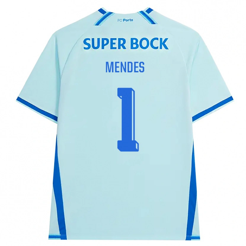 Danxen Heren Francisco Mendes #1 Licht Hemelsblauw Blauw Thuisshirt Derde Tenue 2026/27 T-Shirt België
