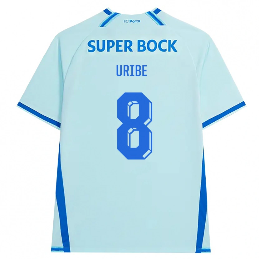 Danxen Heren Mateus Uribe #8 Licht Hemelsblauw Blauw Thuisshirt Derde Tenue 2026/27 T-Shirt België