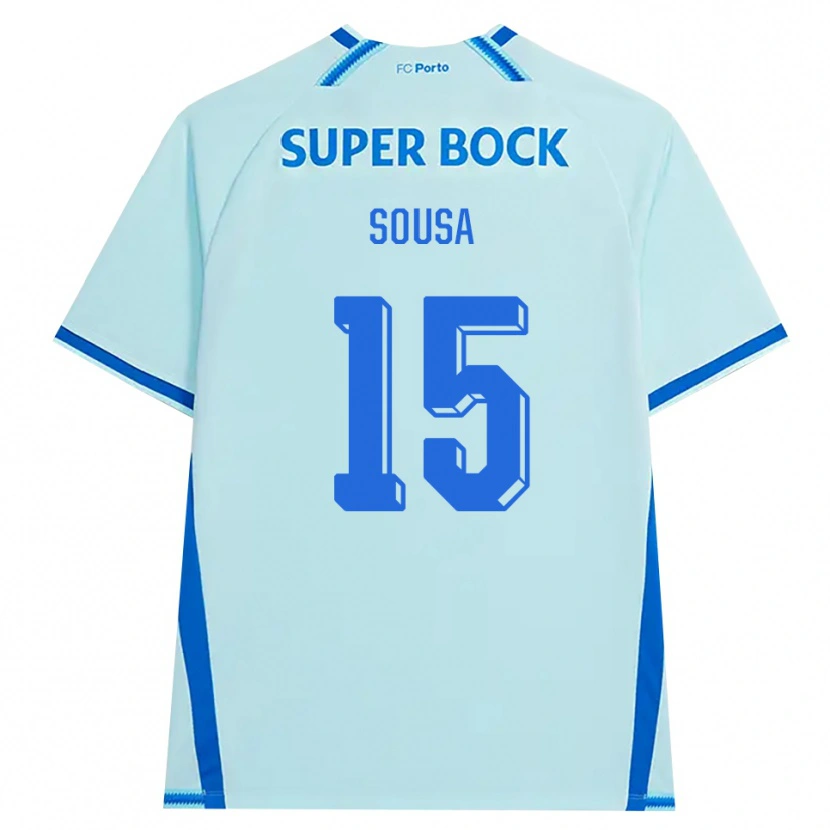 Danxen Heren Vasco Sousa #15 Licht Hemelsblauw Blauw Thuisshirt Derde Tenue 2026/27 T-Shirt België