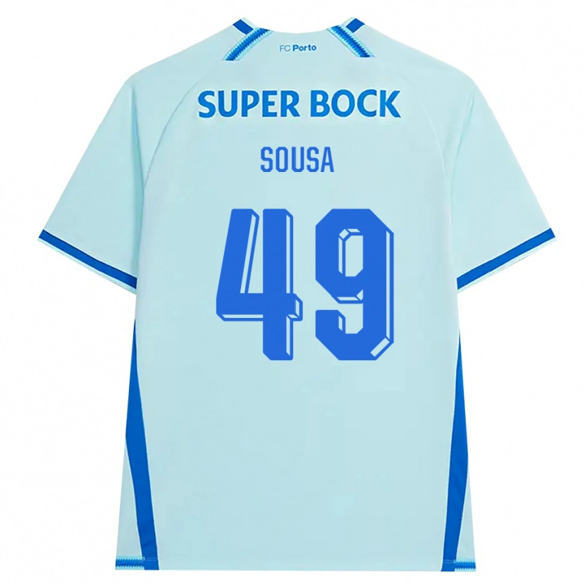 Danxen Heren Gonçalo Sousa #49 Licht Hemelsblauw Blauw Thuisshirt Derde Tenue 2026/27 T-Shirt België