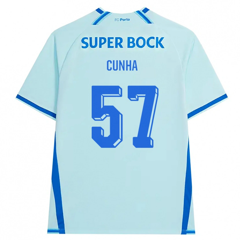 Danxen Heren Duarte Cunha #57 Licht Hemelsblauw Blauw Thuisshirt Derde Tenue 2026/27 T-Shirt België