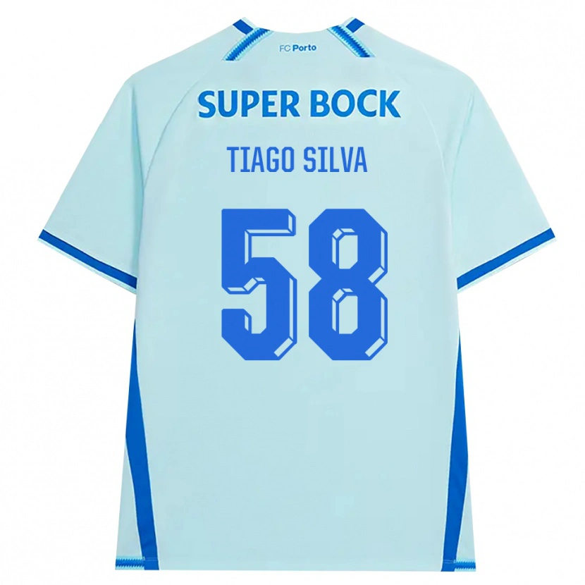 Danxen Heren Tiago Silva #58 Licht Hemelsblauw Blauw Thuisshirt Derde Tenue 2026/27 T-Shirt België