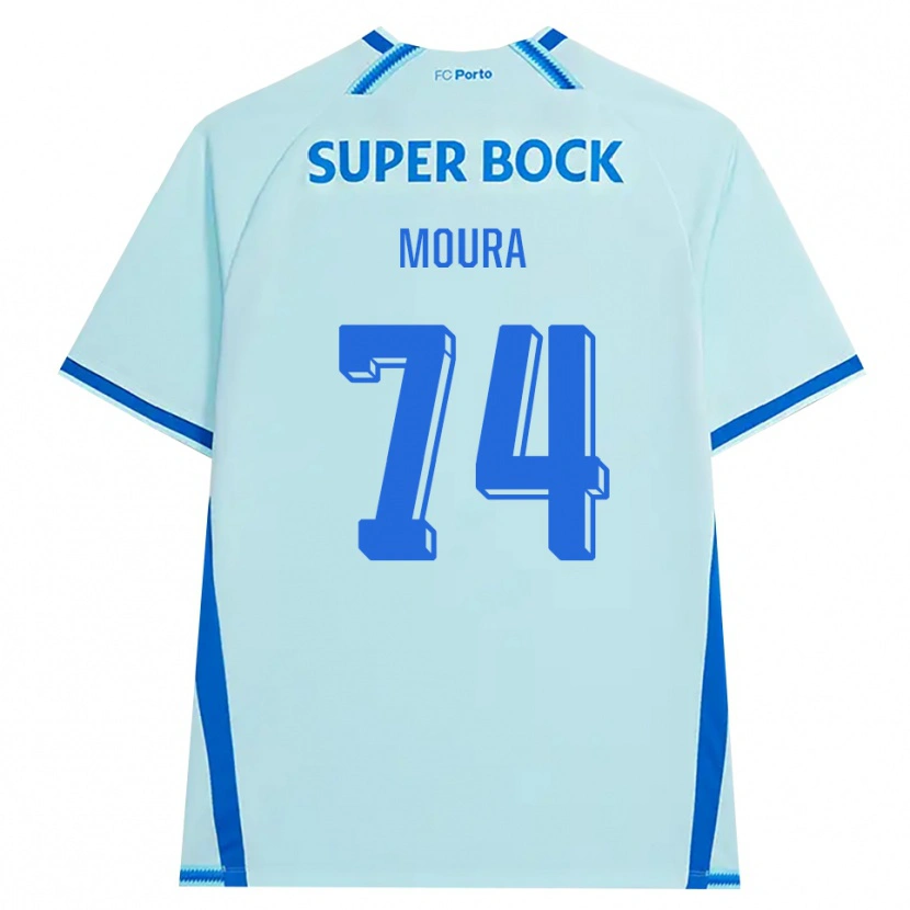 Danxen Heren Francisco Moura #74 Licht Hemelsblauw Blauw Thuisshirt Derde Tenue 2026/27 T-Shirt België