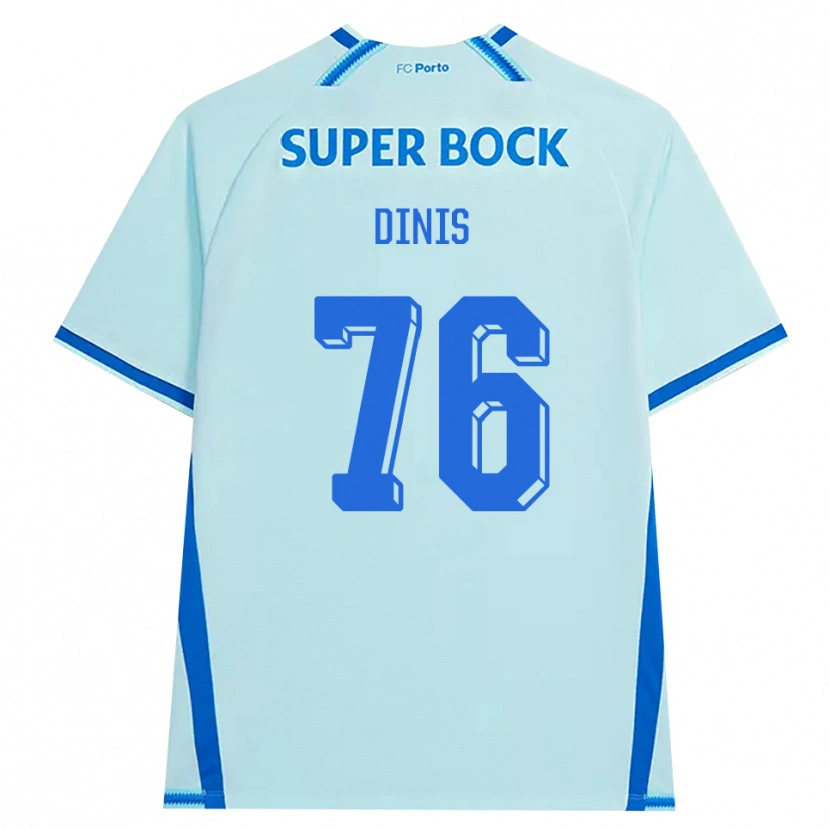 Danxen Heren Dinis Andrade Rodrigues #76 Licht Hemelsblauw Blauw Thuisshirt Derde Tenue 2026/27 T-Shirt België