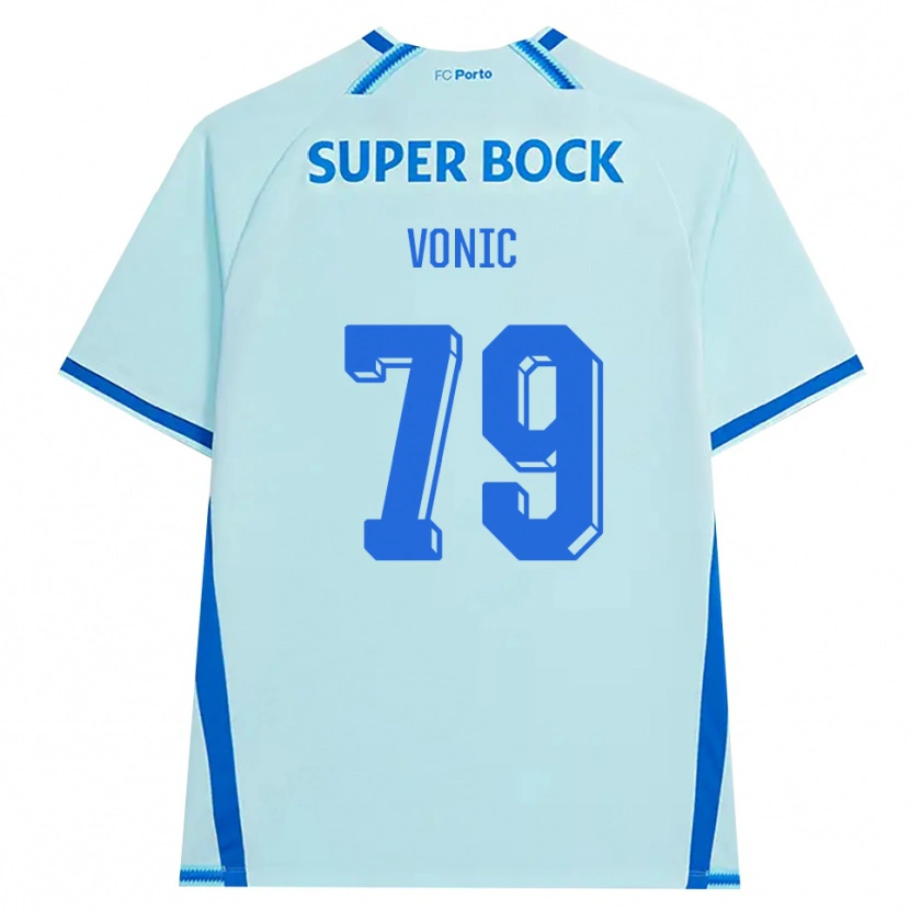 Danxen Heren Leonardo Vonić #79 Licht Hemelsblauw Blauw Thuisshirt Derde Tenue 2026/27 T-Shirt België