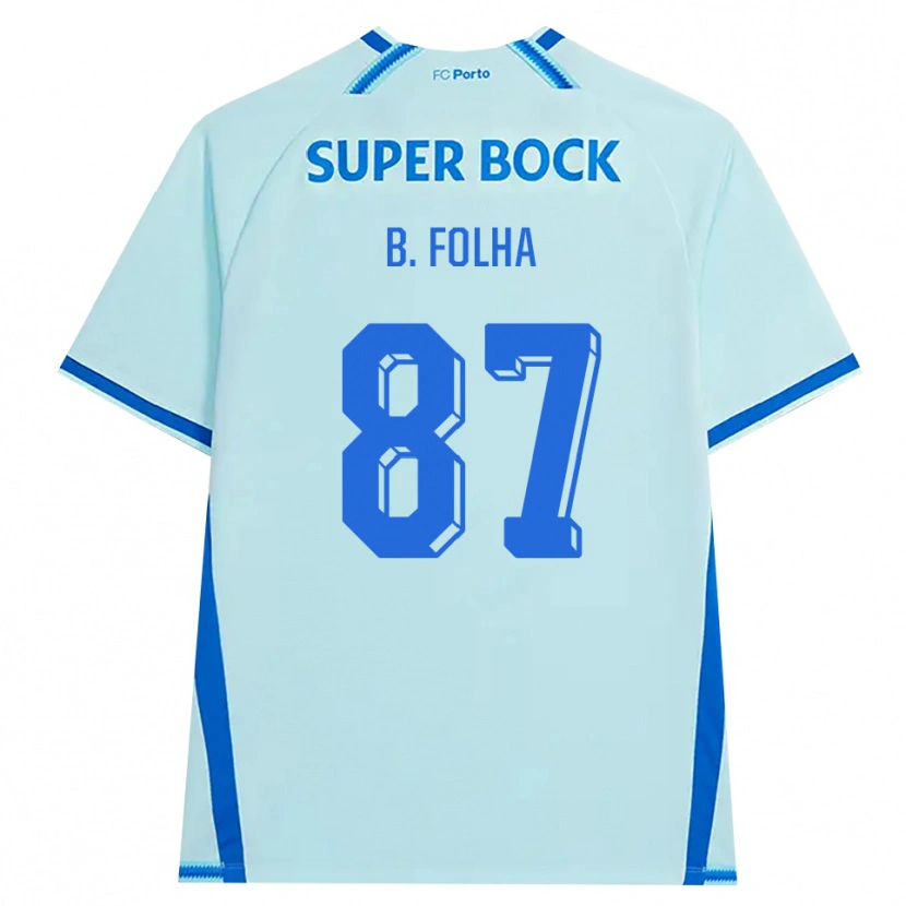 Danxen Heren Bernardo Folha #87 Licht Hemelsblauw Blauw Thuisshirt Derde Tenue 2026/27 T-Shirt België