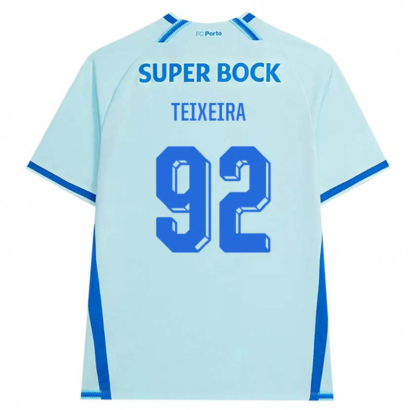 Danxen Heren João Teixeira #92 Licht Hemelsblauw Blauw Thuisshirt Derde Tenue 2026/27 T-Shirt België