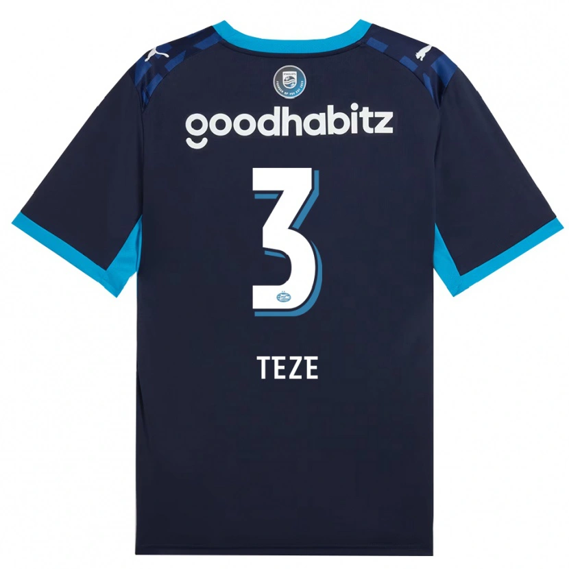 Danxen Heren Jordan Teze #3 Hemelsblauw Koninklijkblauw Thuisshirt Derde Tenue 2026/27 T-Shirt België