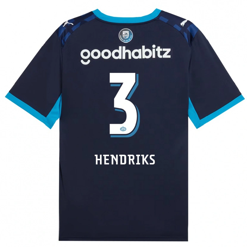 Danxen Heren Gwyneth Hendriks #3 Hemelsblauw Koninklijkblauw Thuisshirt Derde Tenue 2026/27 T-Shirt België