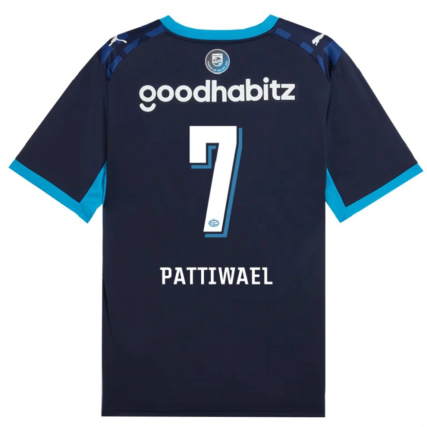 Danxen Heren Naomi Pattiwael #7 Hemelsblauw Koninklijkblauw Thuisshirt Derde Tenue 2026/27 T-Shirt België