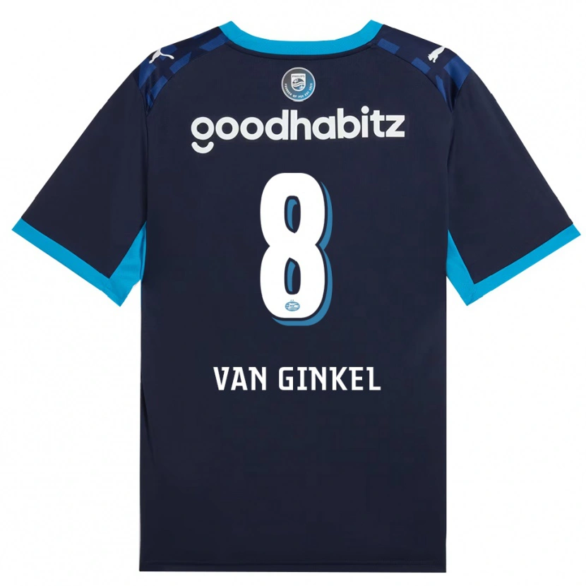 Danxen Heren Marco Van Ginkel #8 Hemelsblauw Koninklijkblauw Thuisshirt Derde Tenue 2026/27 T-Shirt België