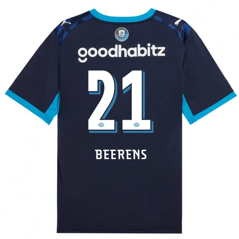 Danxen Heren Jairo Beerens #21 Hemelsblauw Koninklijkblauw Thuisshirt Derde Tenue 2026/27 T-Shirt België