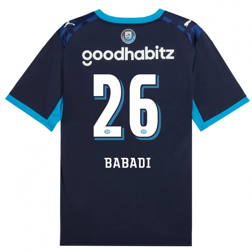 Danxen Heren Isaac Babadi #26 Hemelsblauw Koninklijkblauw Thuisshirt Derde Tenue 2026/27 T-Shirt België