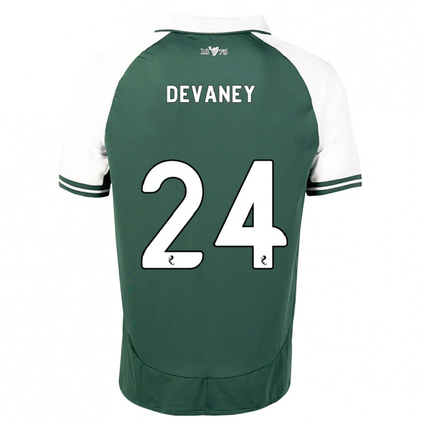 Danxen Heren Jacob Devaney #24 Zeegroen Wit Thuisshirt Thuistenue 2026/27 T-Shirt België