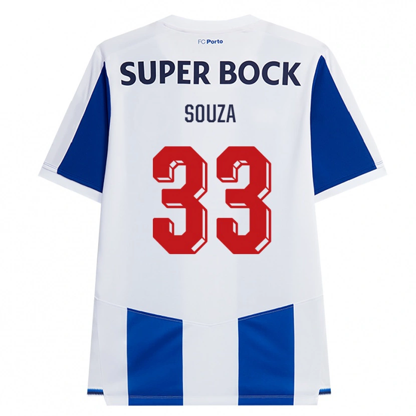 Danxen Heren João Victor De Souza Menezes #33 Blauw Wit Rood Thuisshirt Thuistenue 2026/27 T-Shirt België