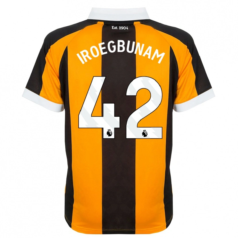 Danxen Heren Tim Iroegbunam #42 Oranje Zwart Wit Thuisshirt Thuistenue 2026/27 T-Shirt België