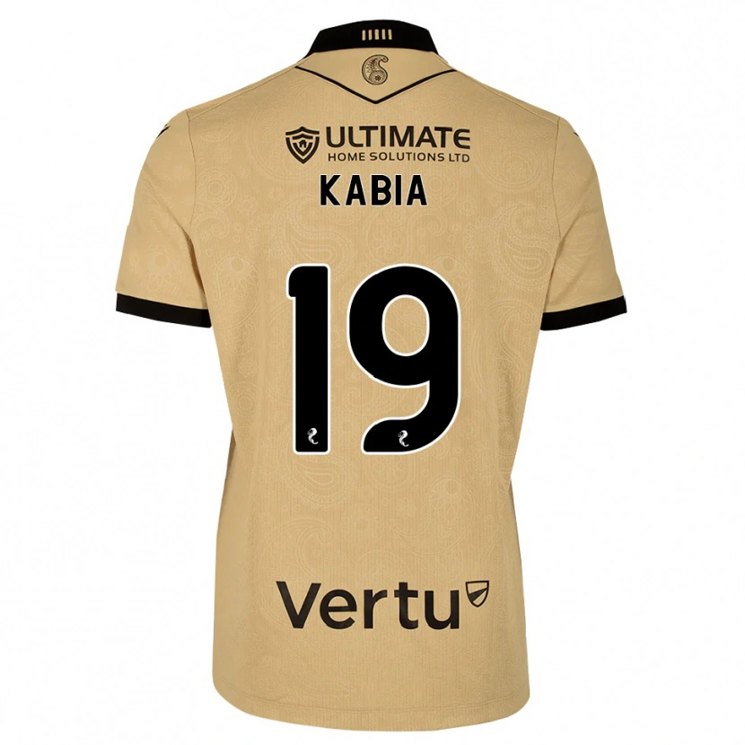 Danxen Heren Ismeal Kabia #19 Burlywood Zwart Uitshirt Uittenue 2026/27 T-Shirt België