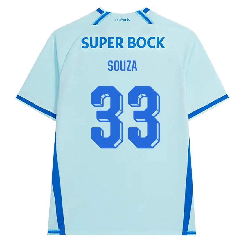 Danxen Heren João Victor De Souza Menezes #33 Licht Hemelsblauw Blauw Thuisshirt Derde Tenue 2026/27 T-Shirt België