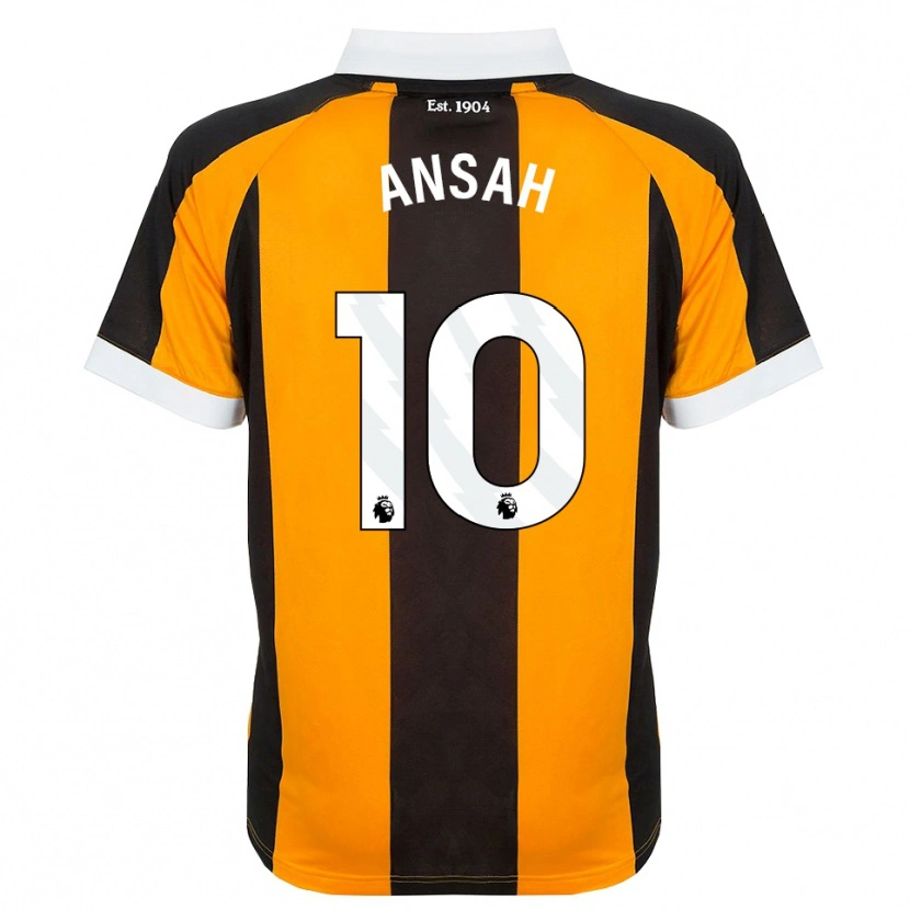 Danxen Heren Ilyas Ansah #10 Oranje Zwart Wit Thuisshirt Thuistenue 2026/27 T-Shirt België