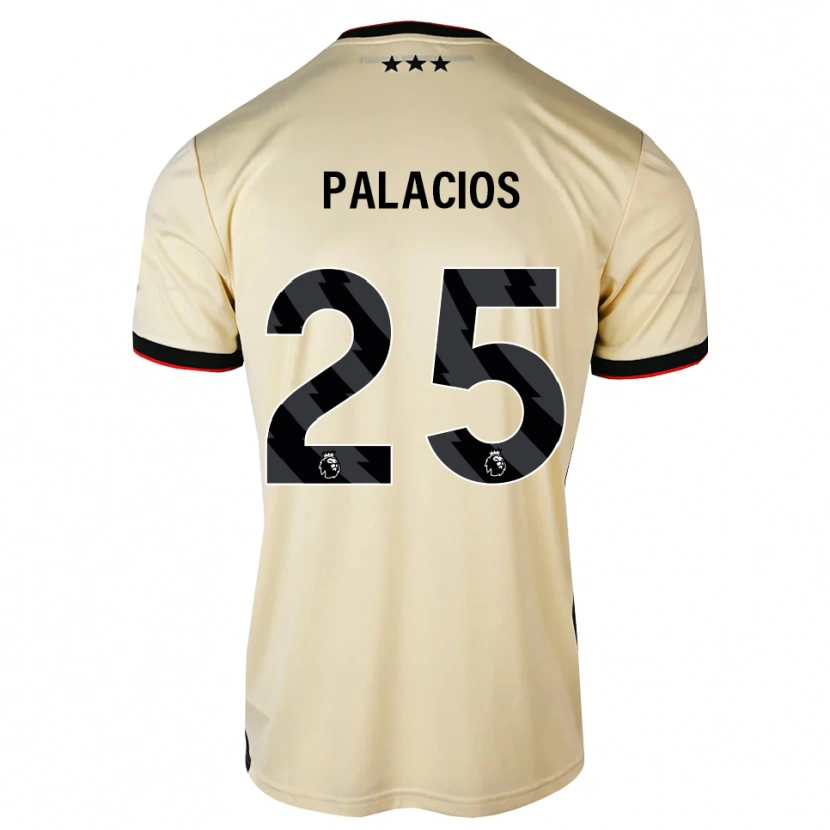 Danxen Heren Exequiel Palacios #25 Lemonchiffon Zwart Rood Uitshirt Uittenue 2026/27 T-Shirt België