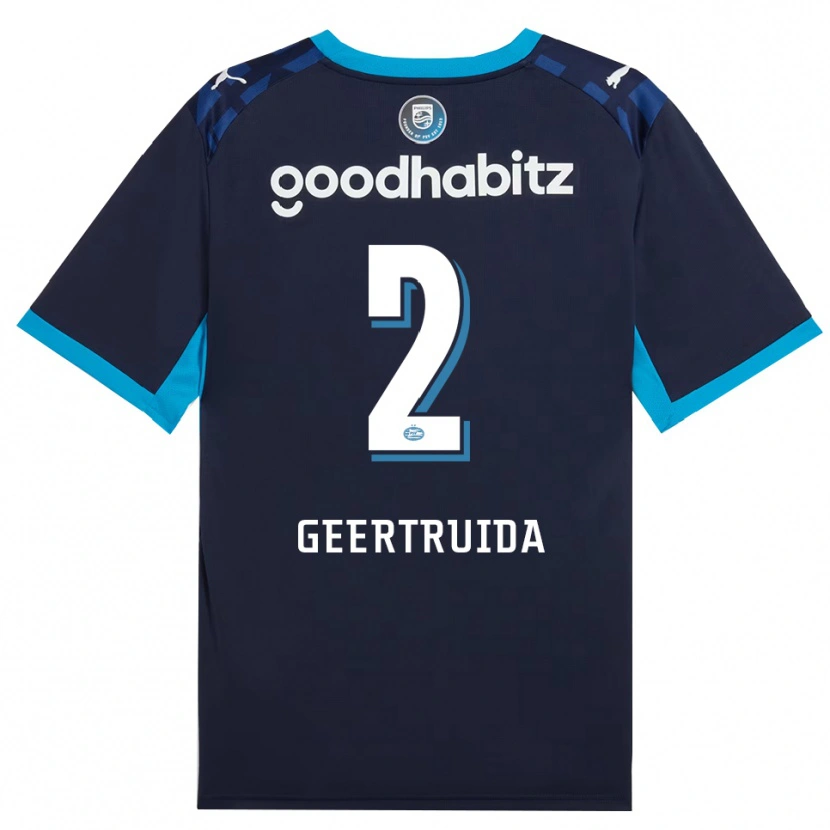 Danxen Heren Lutsharel Geertruida #2 Hemelsblauw Koninklijkblauw Thuisshirt Derde Tenue 2026/27 T-Shirt België